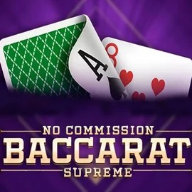 Baccarat Supreme slot logo by OneTouch Games at Potmanni Casino