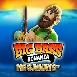 Slots logo of Big Bass Bonanza Megaways from Pragmatic Play at Potmanni Casino