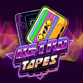 Retro Tapes logo by Push Gaming at Potmanni Casino