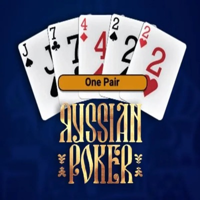Russian Poker logo by OneTouch Games Potmanni Casino